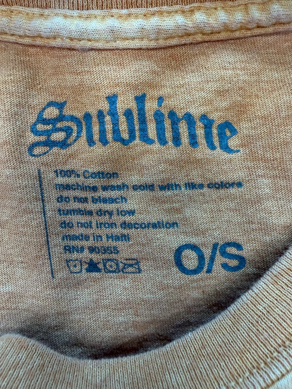 Urban Outfitters Rust Orange Sublime Sun Graphic Tee